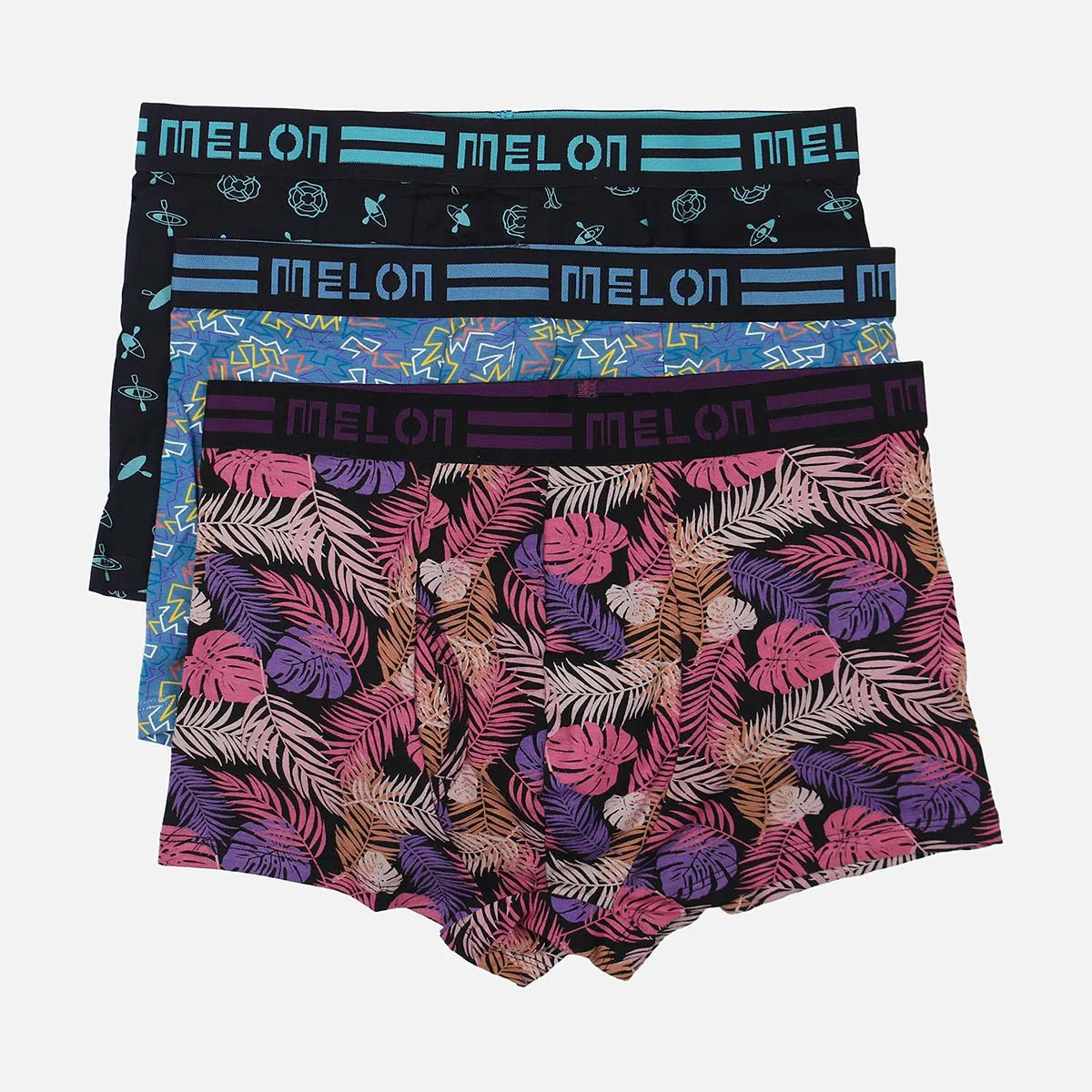 MEN PRINTED TRUNK 3PIECES