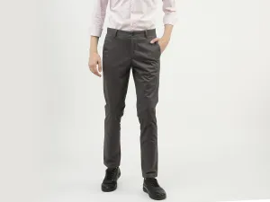 Men Solid Slim Fit Trousers