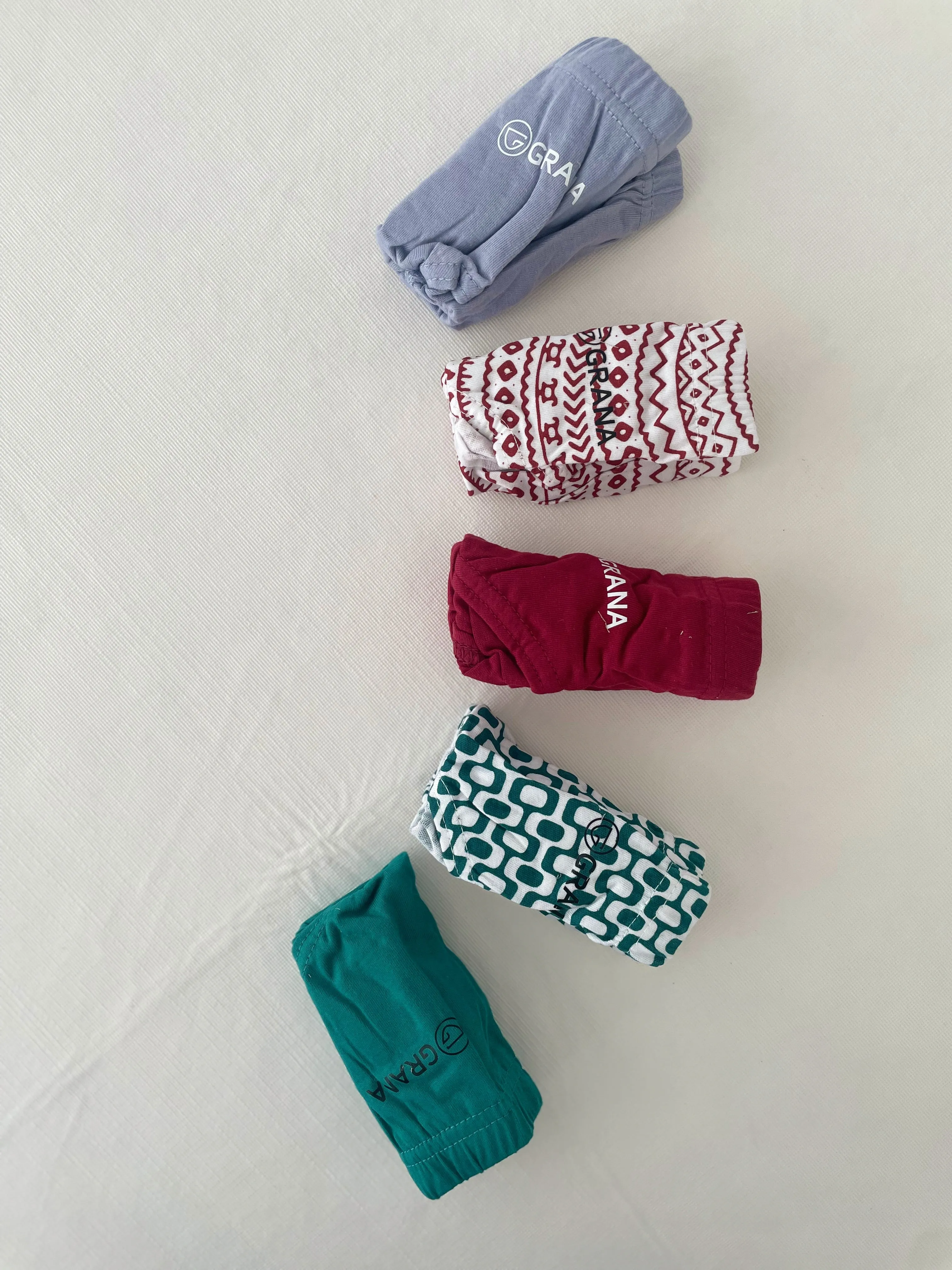 Men's GRANA Low Rise Cotton Briefs 5 pack Assorted
