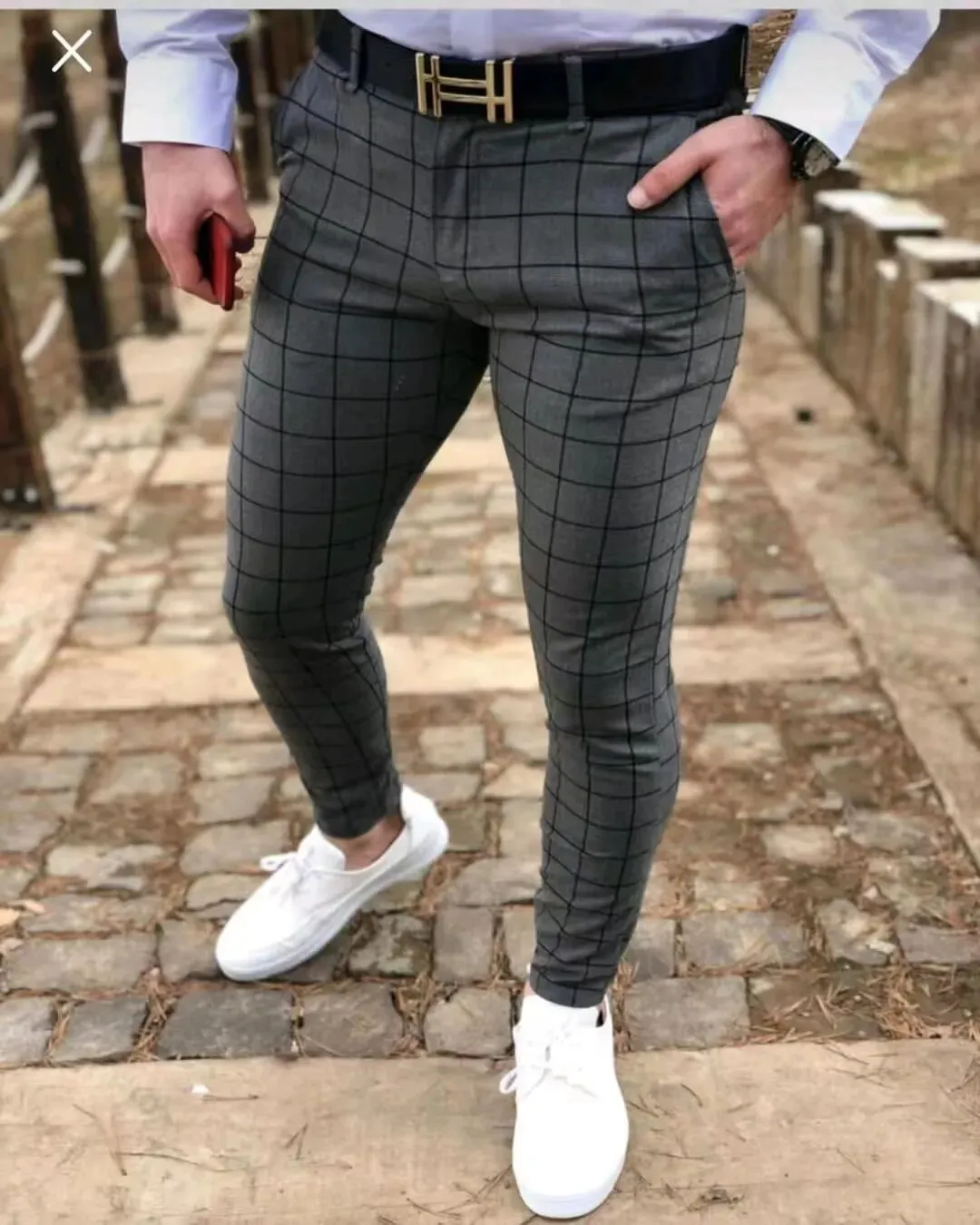 Men's Pants Korean Version Slim Men Casual Ankle Trousers Street Teenagers Male Four Seasons High-quality Formal Suit Pants Men