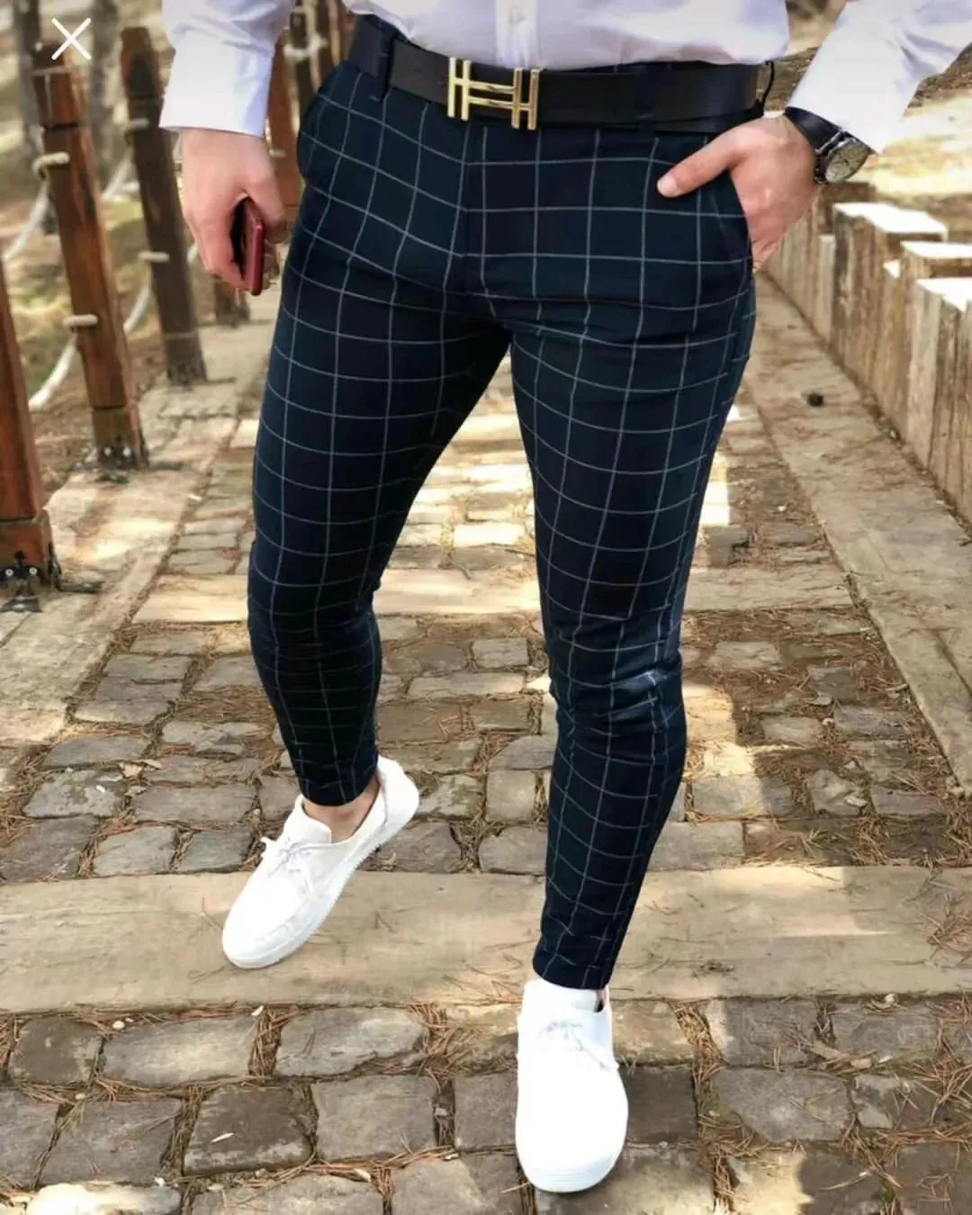 Men's Pants Korean Version Slim Men Casual Ankle Trousers Street Teenagers Male Four Seasons High-quality Formal Suit Pants Men