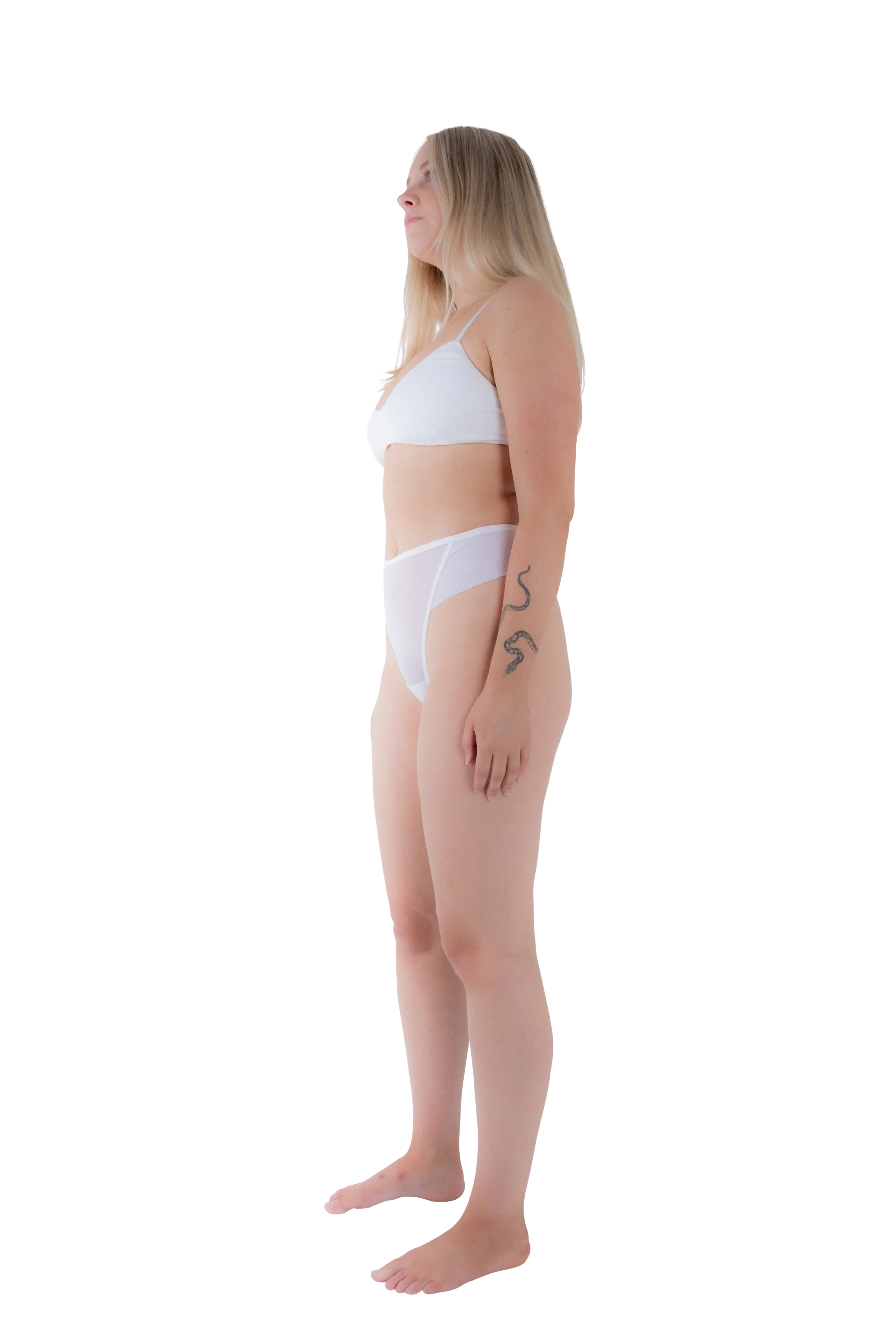 Mesh High G Brief - White (PO)