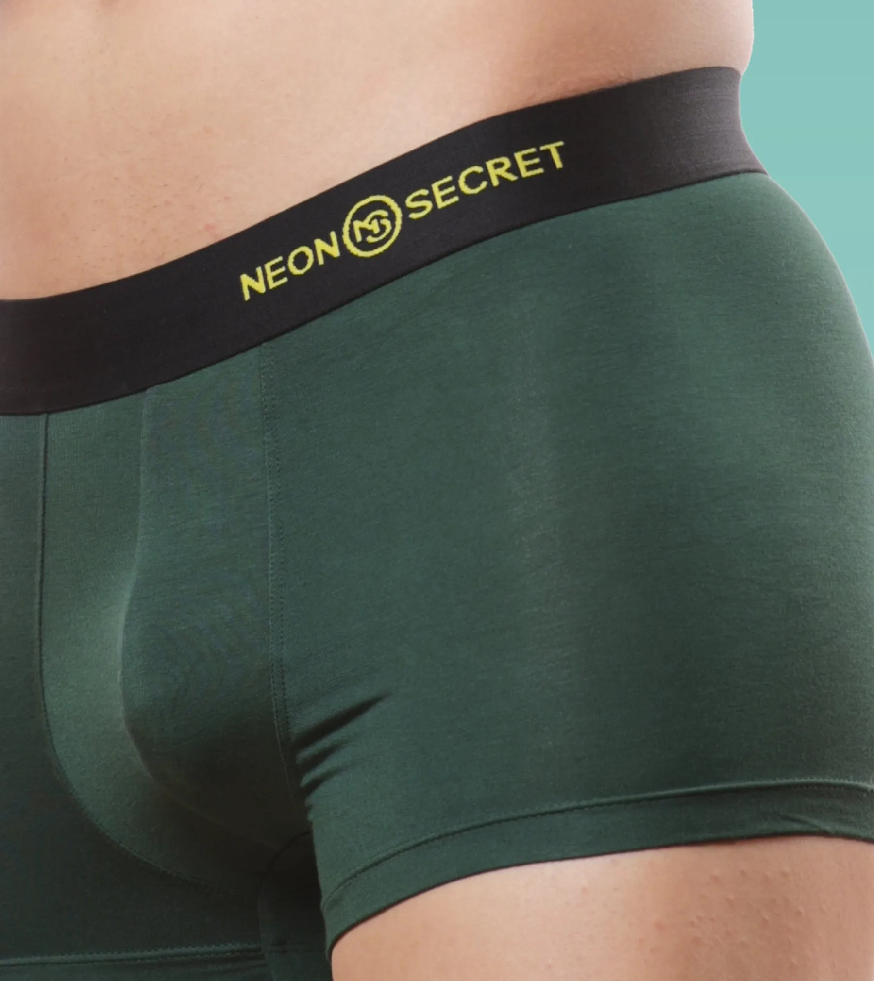 Micro Modal Antibacterial Trunks- Pack of 2 (Midnight Black and Pine Green)
