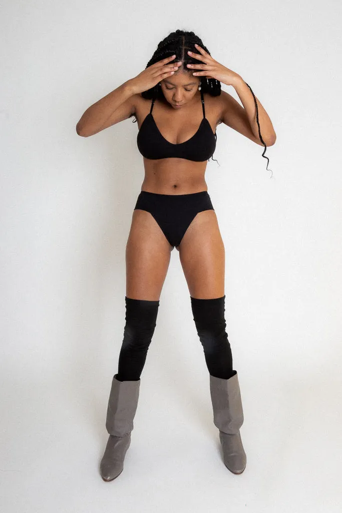 Mid-Rise French Brief - Black (IS)
