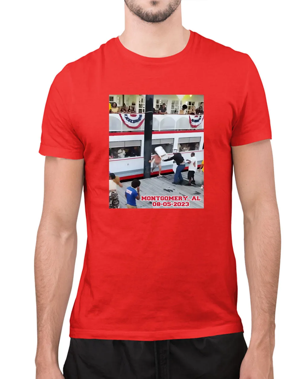 Montgomery Alabama Boat Fight T-Shirt Alabama Brawl Funny T-shirt