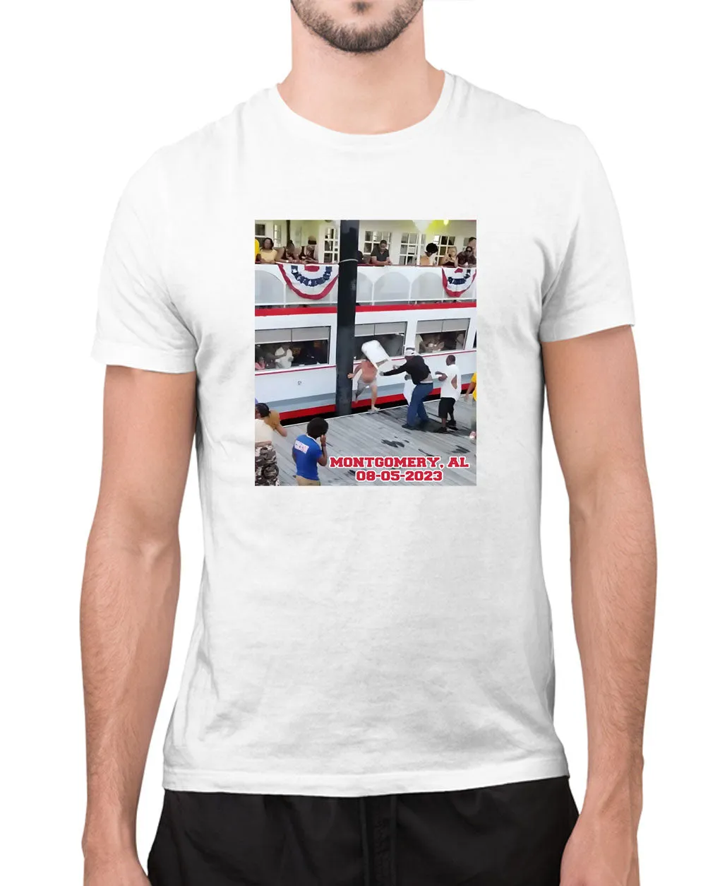 Montgomery Alabama Boat Fight T-Shirt Alabama Brawl Funny T-shirt
