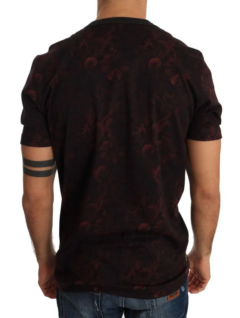 Multicolor Mockingbird Motive Cotton T-Shirt
