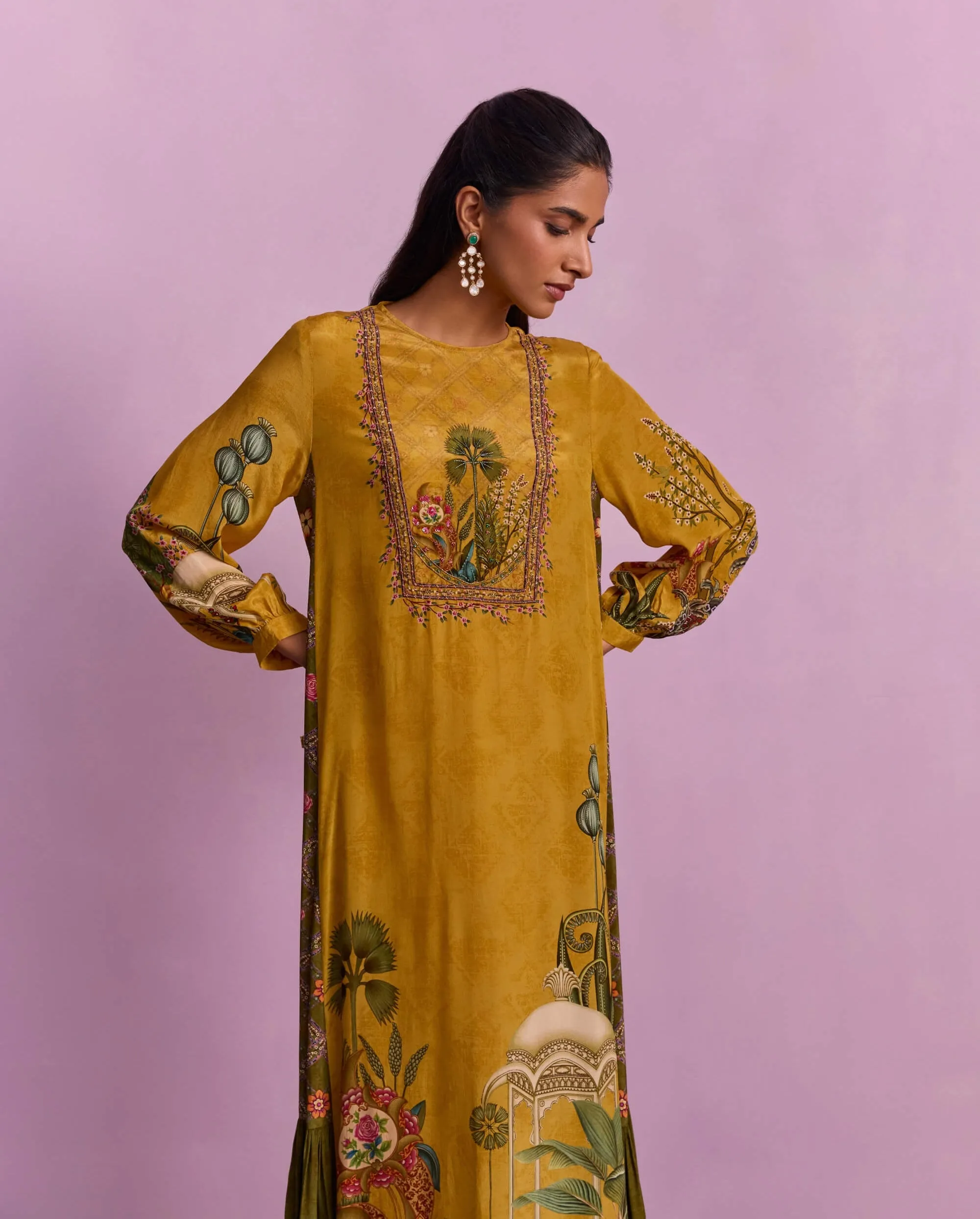 Naisa mustard tunic