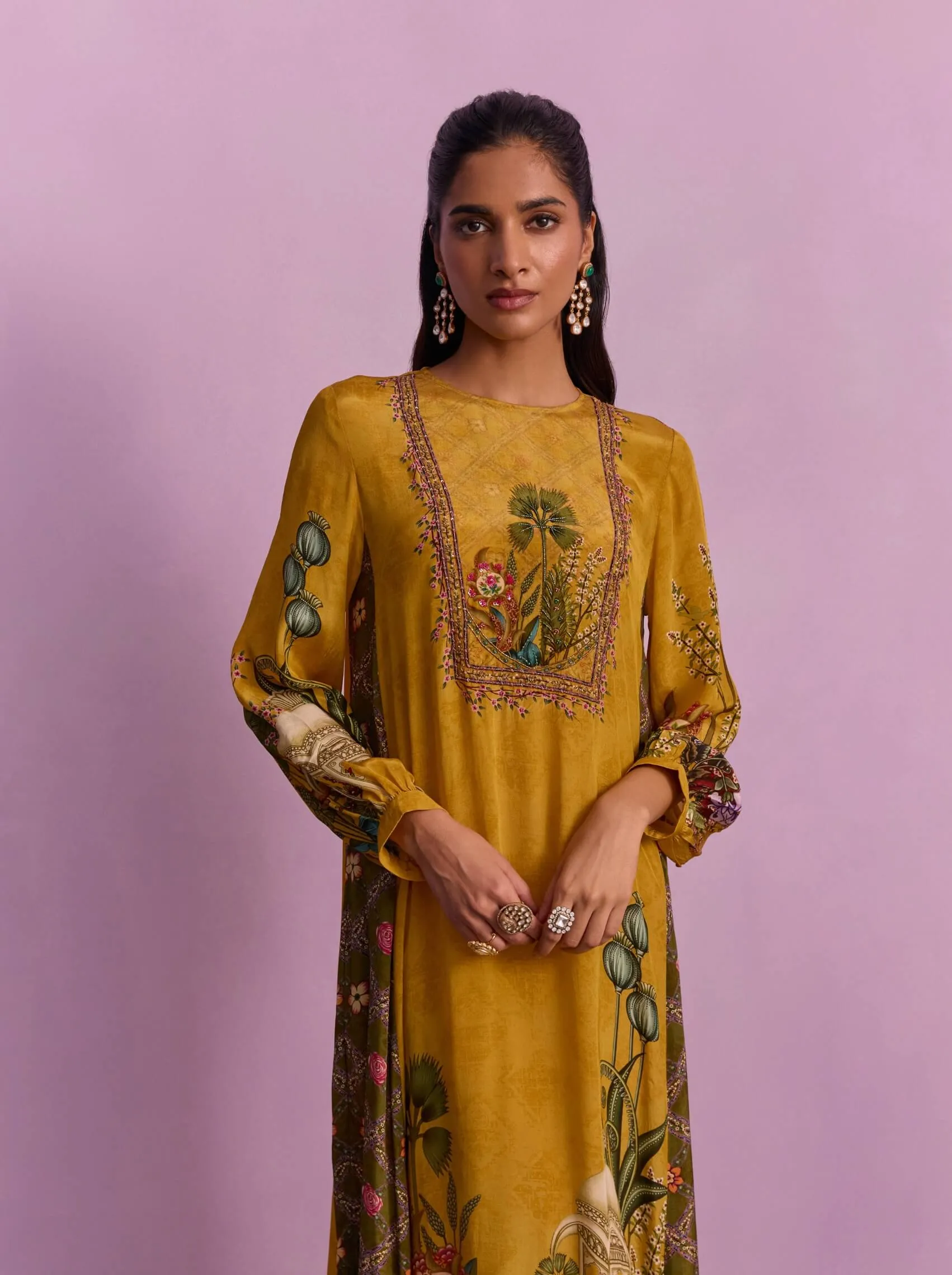 Naisa mustard tunic