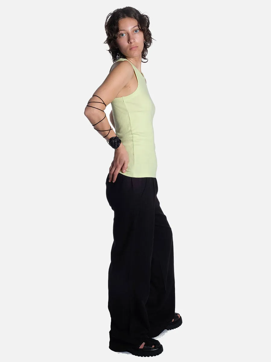 Naja 7 Linen Trousers - Black