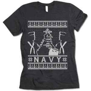 Navy Christmas T-Shirt