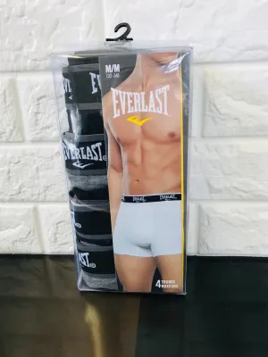 New Everlast Men's Trunks - 4 Pack, Sz M!