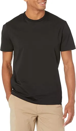 New Goodthreads Men's "The Perfect Crewneck T-Shirt" Short-Sleeve Cotton, Black, Sz XL!