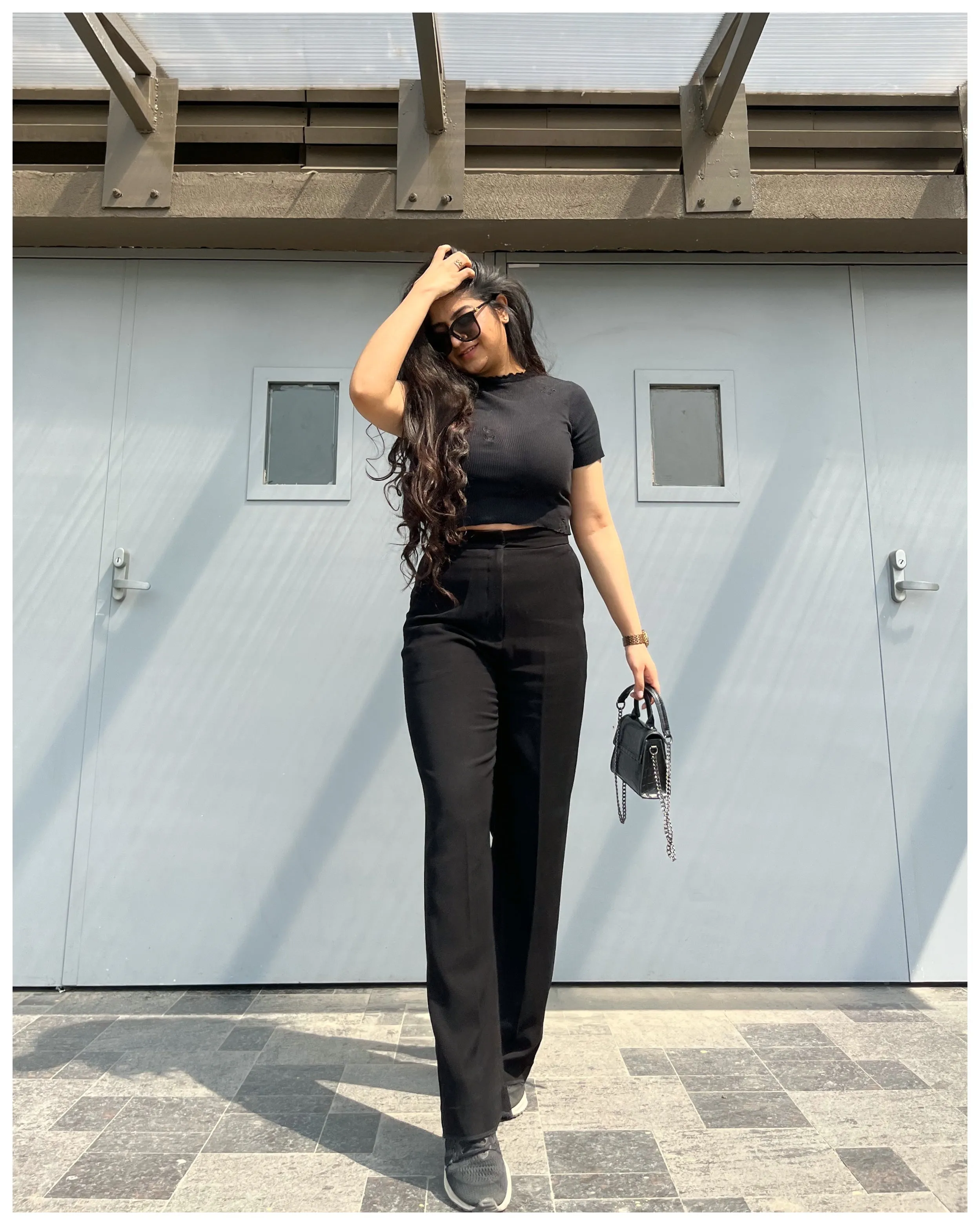 Nikki.K Wide Leg Trousers- Ultimate Black