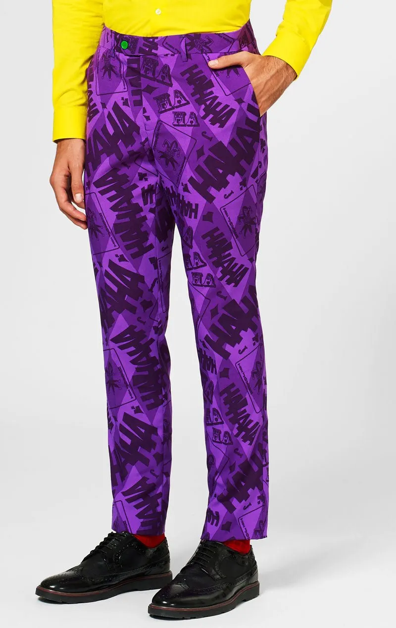 OppoSuits Mens The Joker Purple Suit
