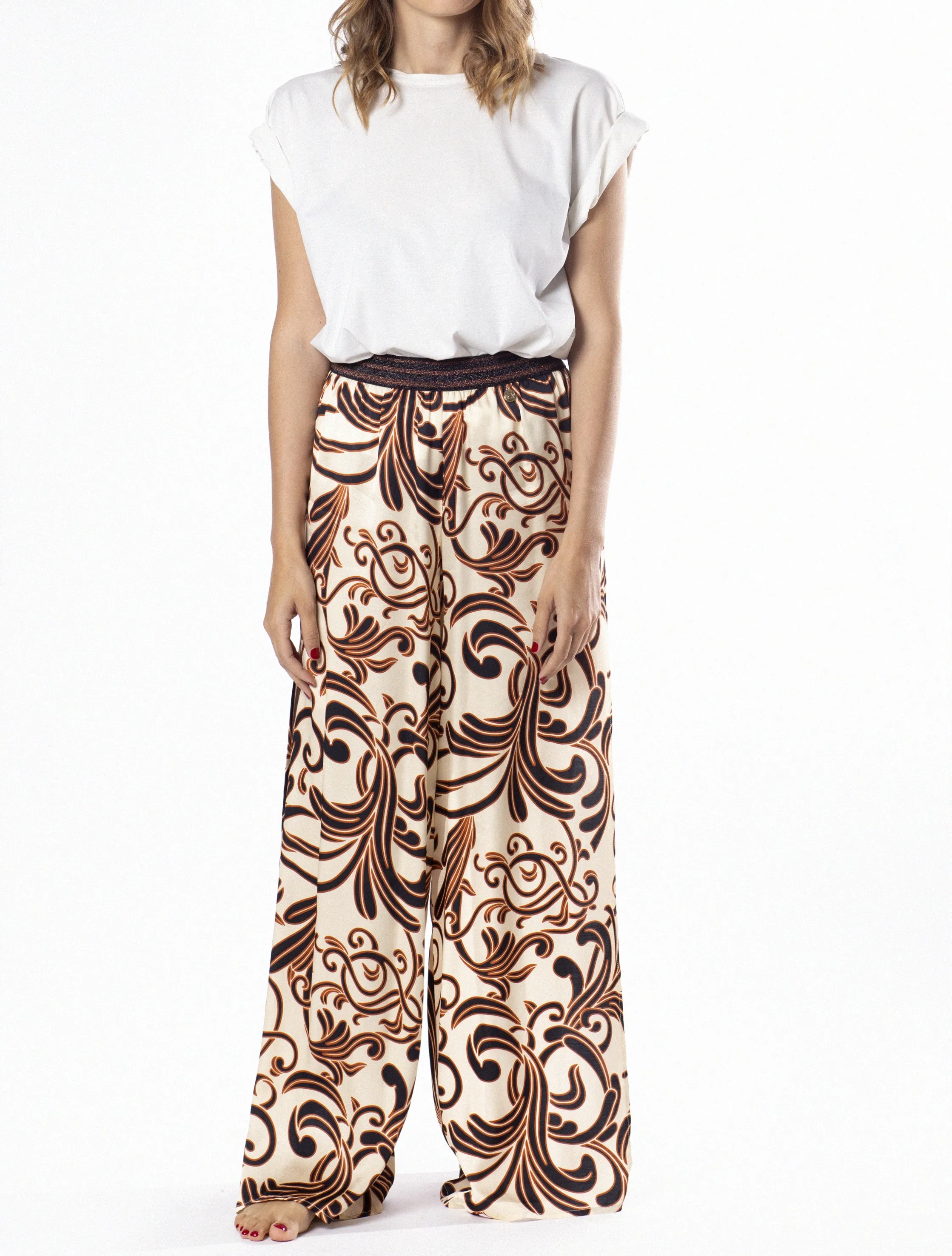 Orion Black Print Viscosa