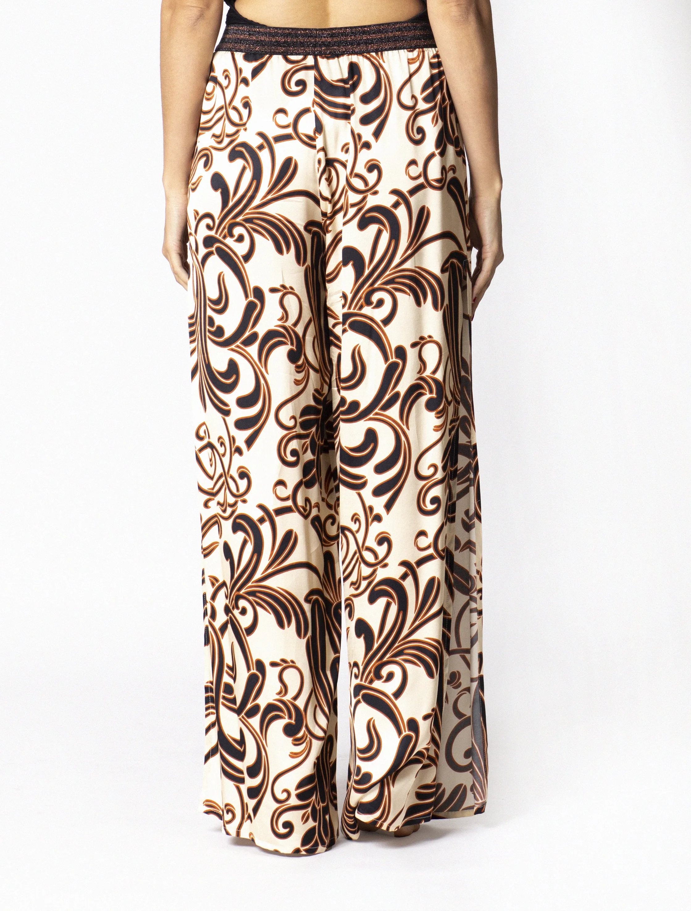 Orion Black Print Viscosa