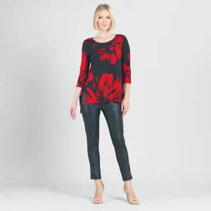 Parachute Hem Tunic - Hibiscus Petal - Final Sale!
