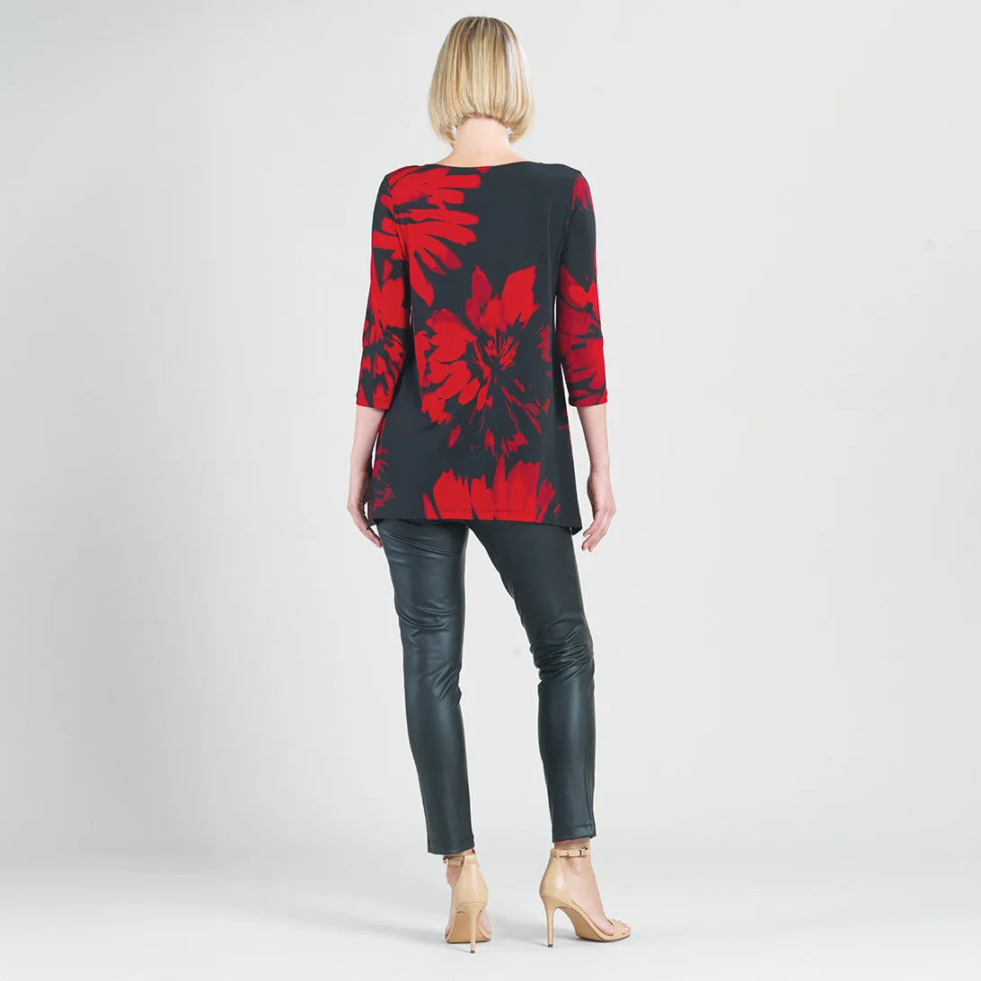 Parachute Hem Tunic - Hibiscus Petal - Final Sale!