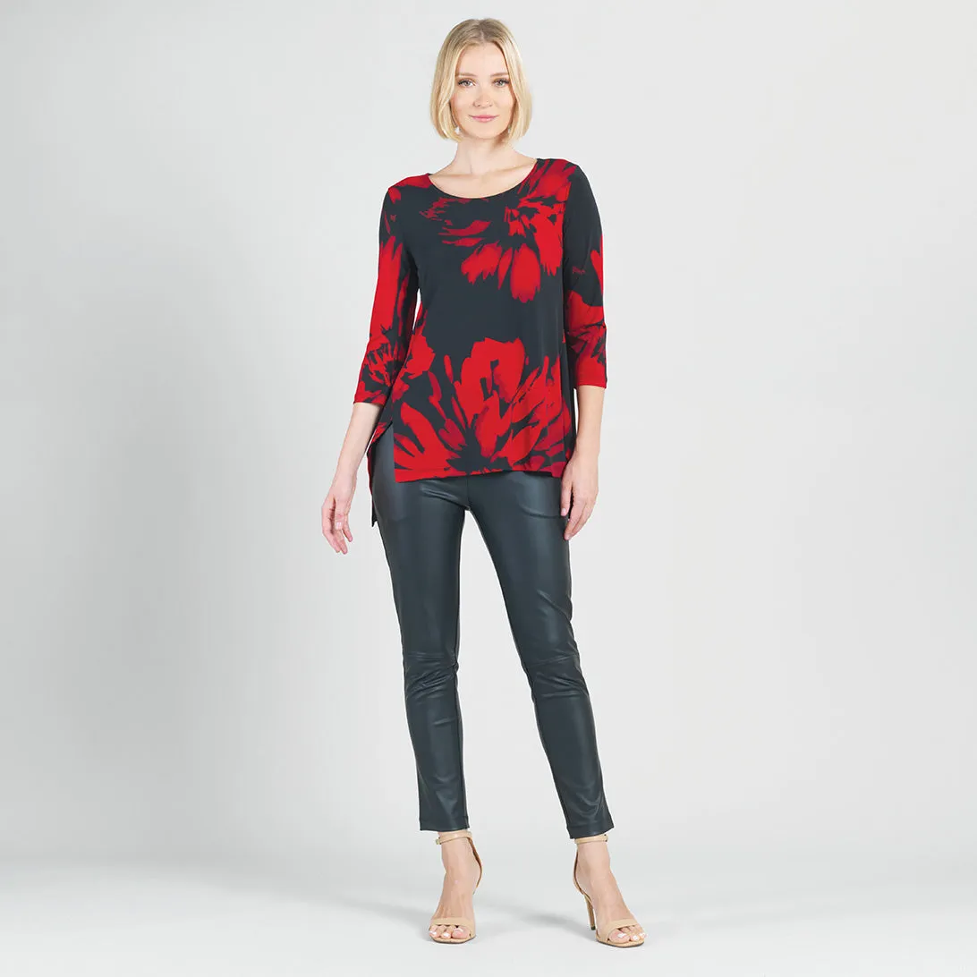 Parachute Hem Tunic - Hibiscus Petal - Final Sale!