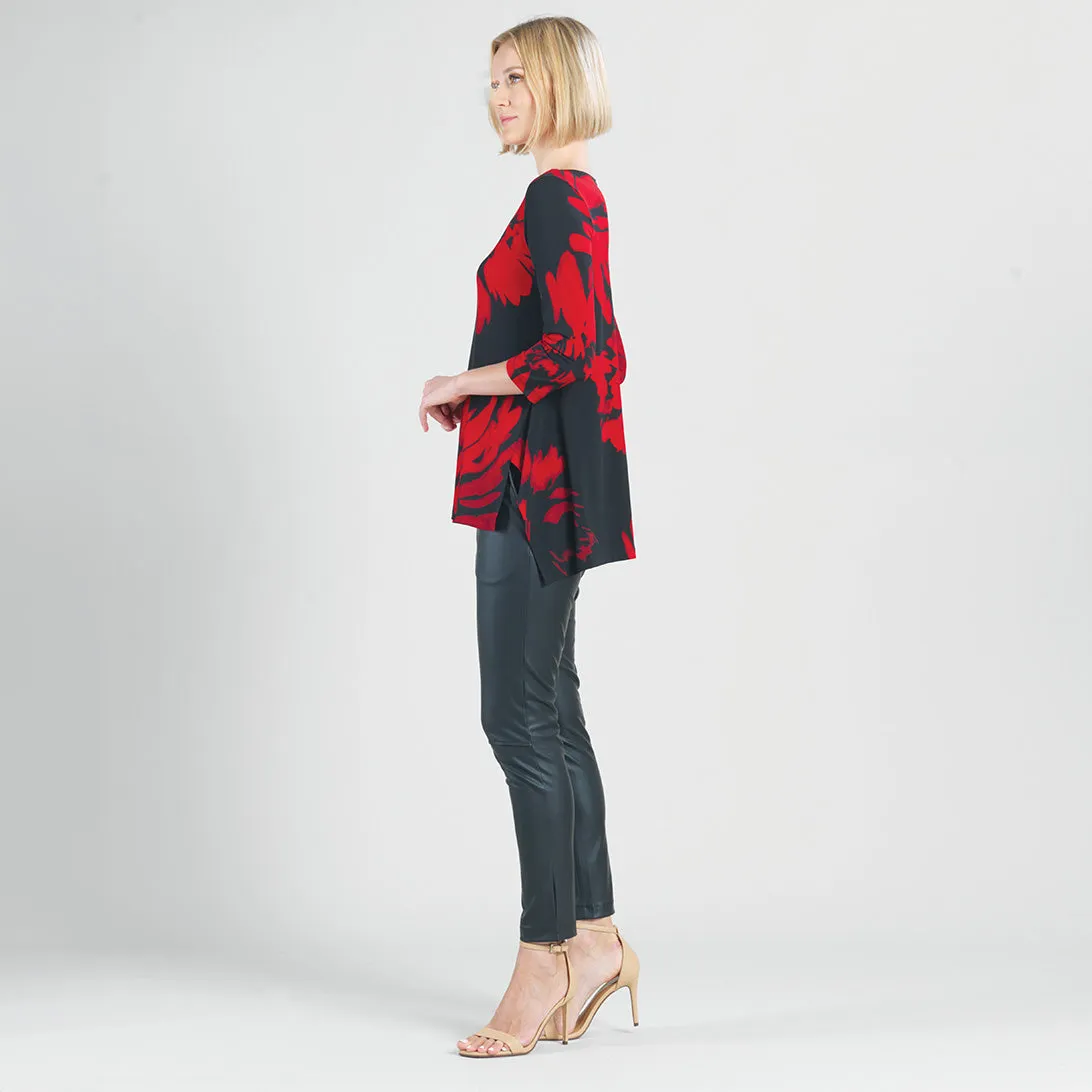 Parachute Hem Tunic - Hibiscus Petal - Final Sale!