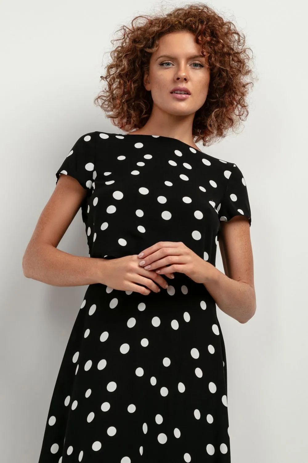 Patterned Luxe Viscose Blouse