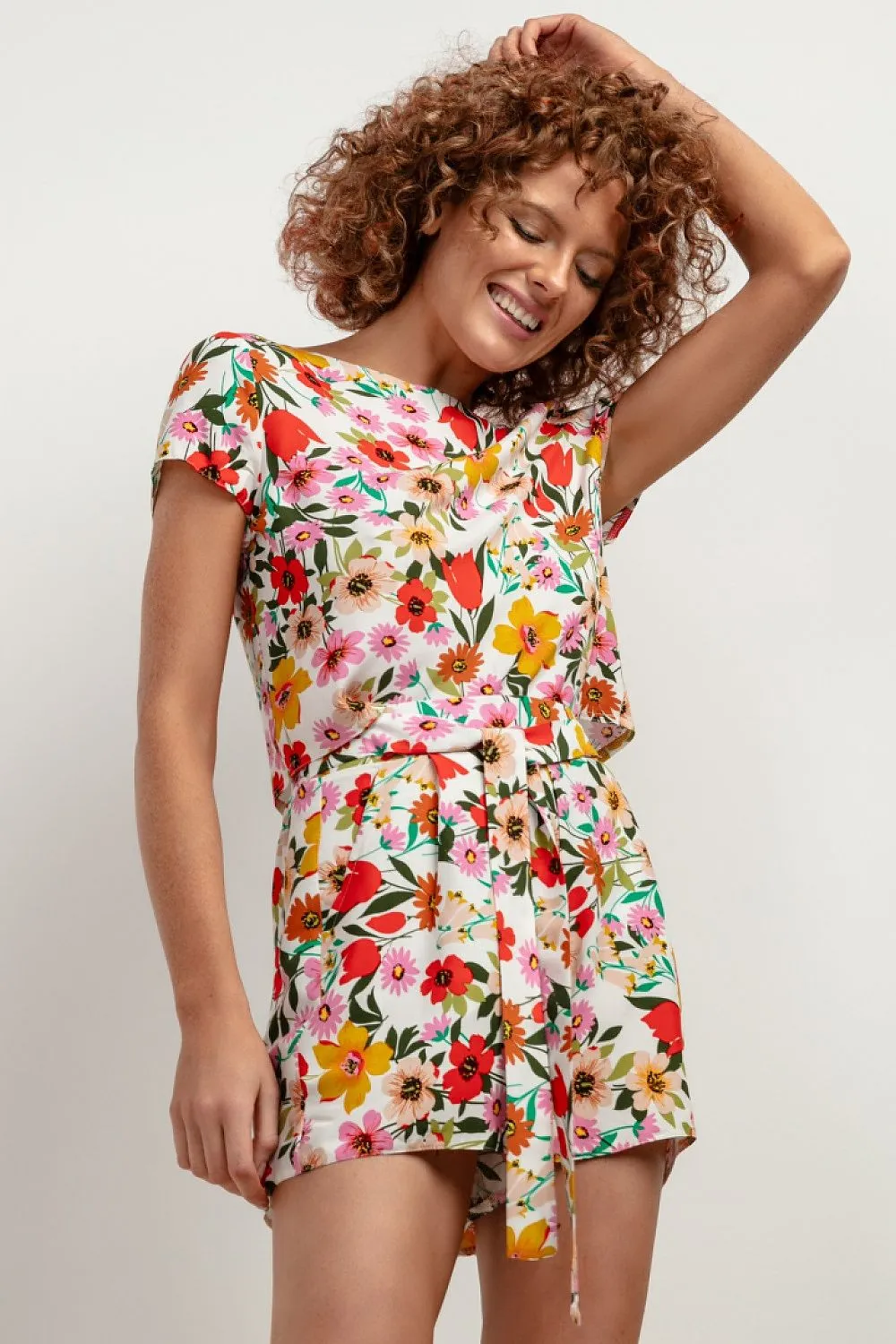 Patterned Luxe Viscose Blouse