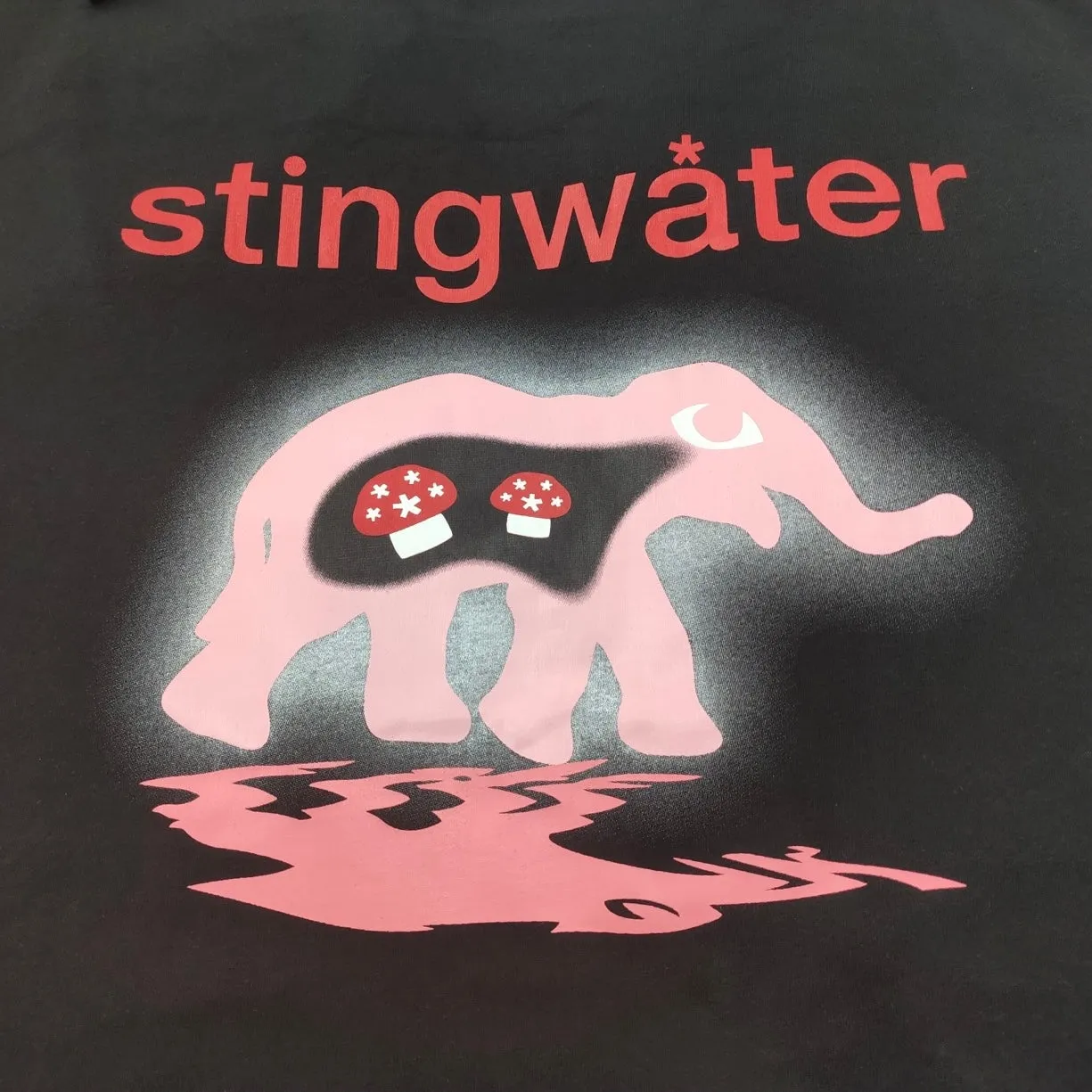 Pink Elephant T-Shirt Black