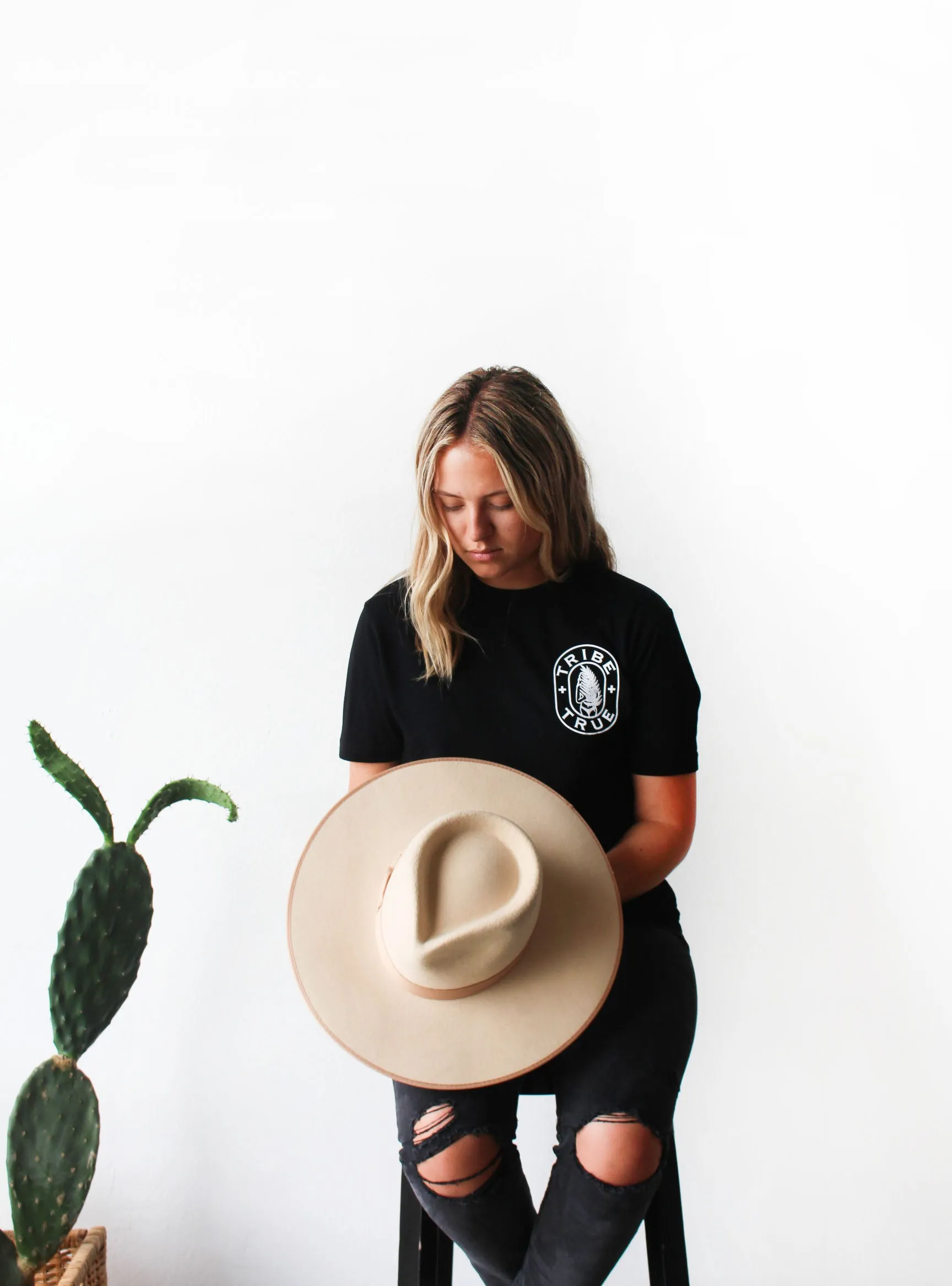 Plant Lady // Eco T-Shirt (Navy)