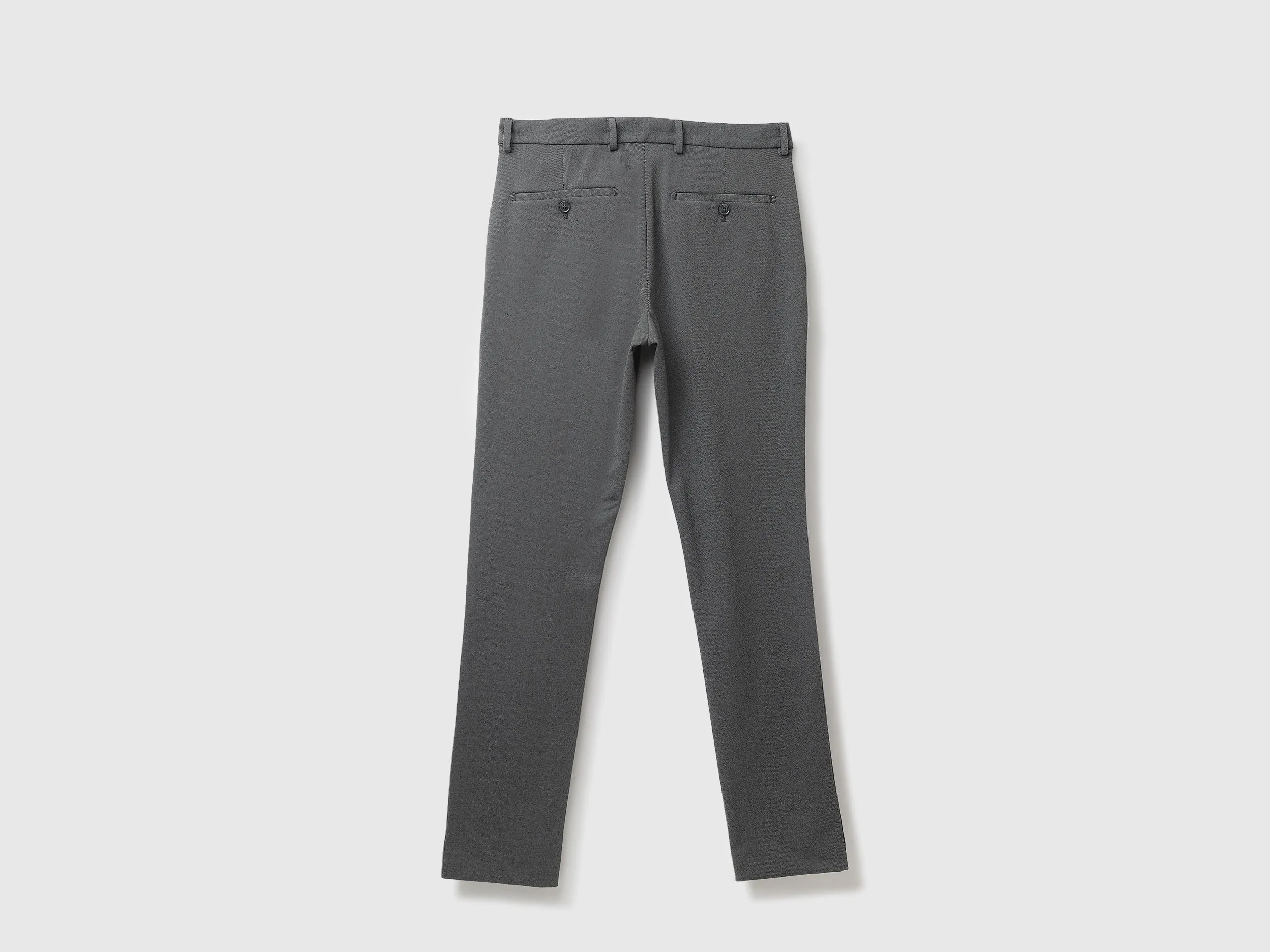 Polyester Solid Slim Fit Mens Trousers