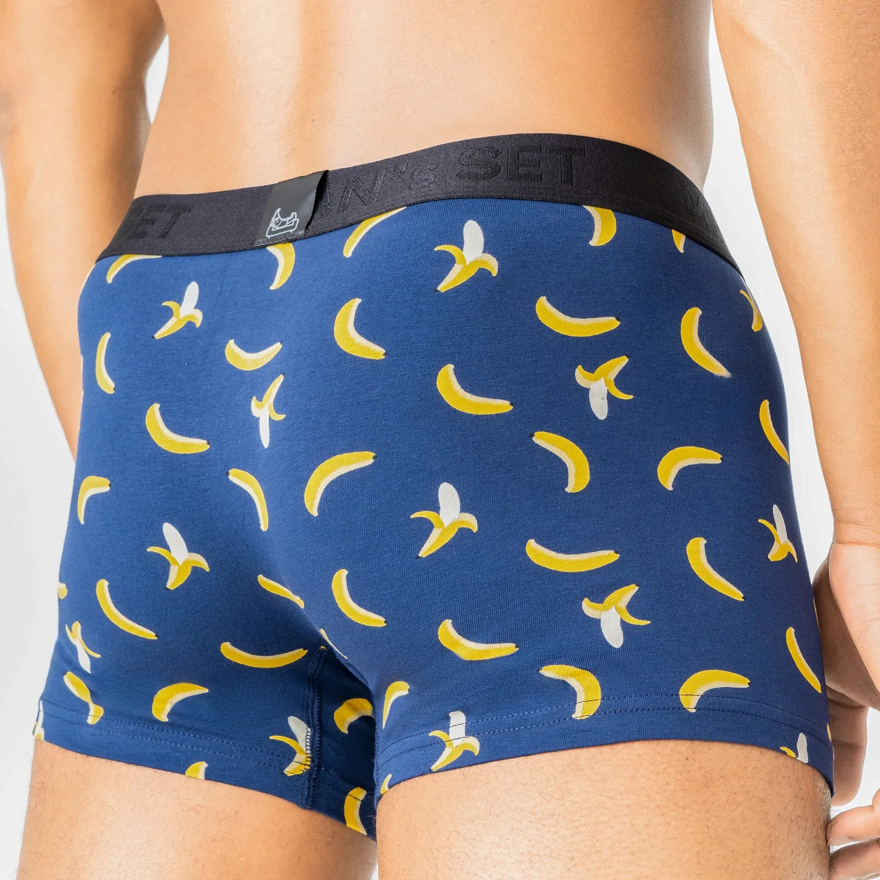 PowerStretch Trunk 3.9", Navy Banana
