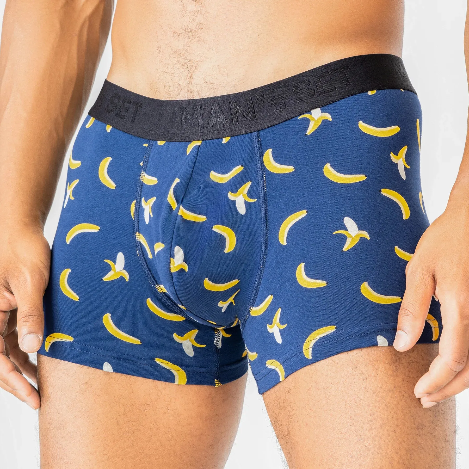 PowerStretch Trunk 3.9", Navy Banana