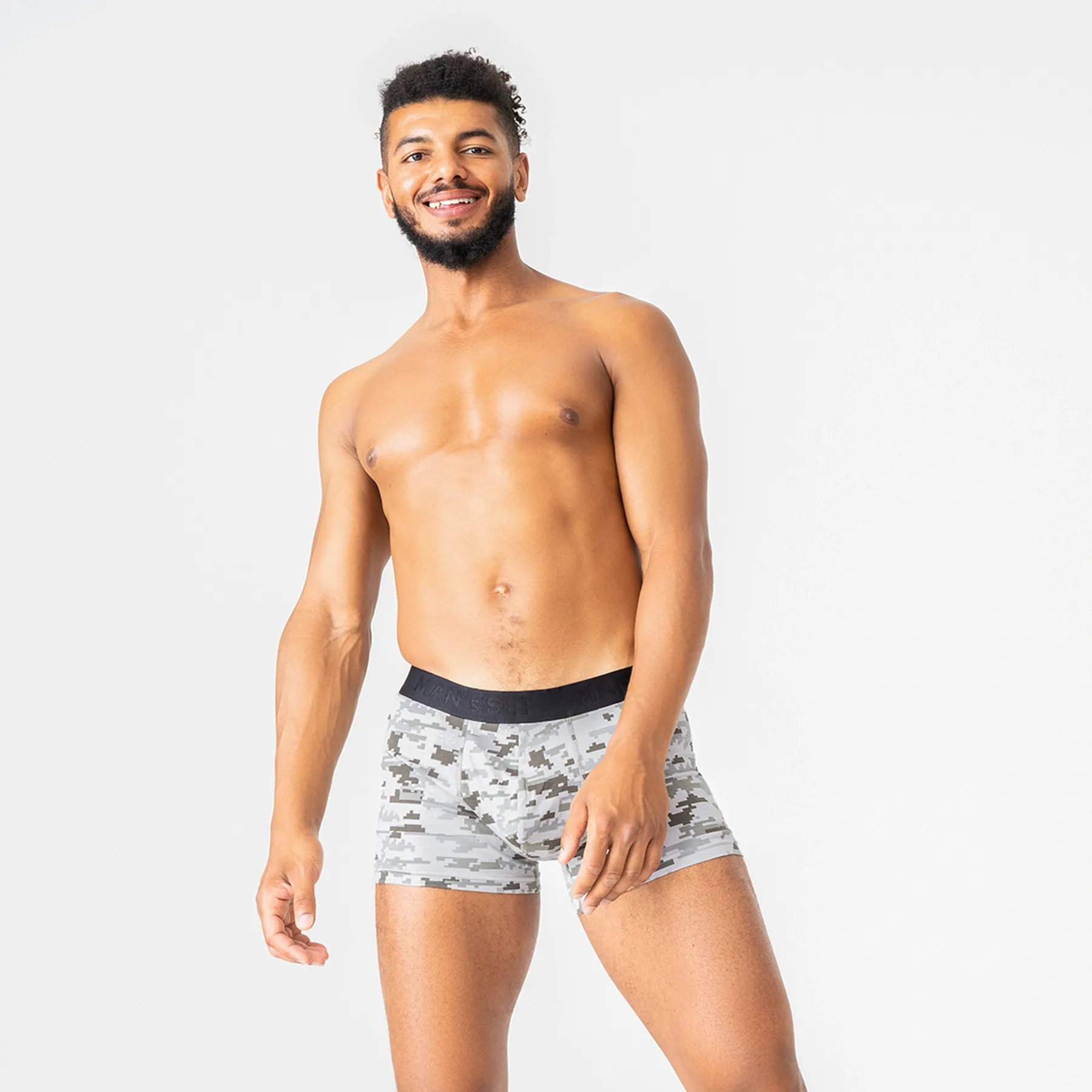 PowerStretch Trunk 3.9", Pixel Camo
