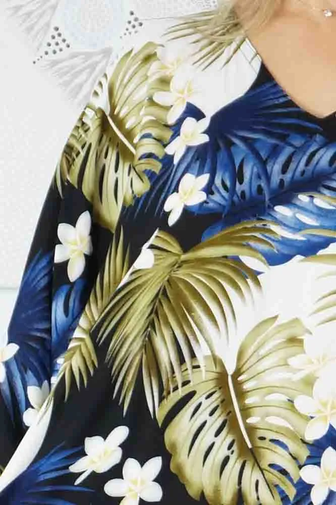 Premium Long Kaftan "Moonflower"