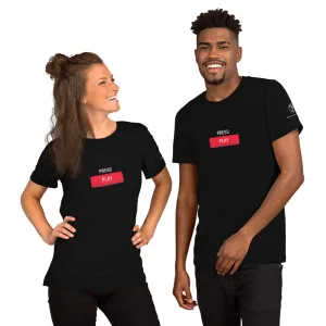 Press Play Short-Sleeve Unisex T-Shirt