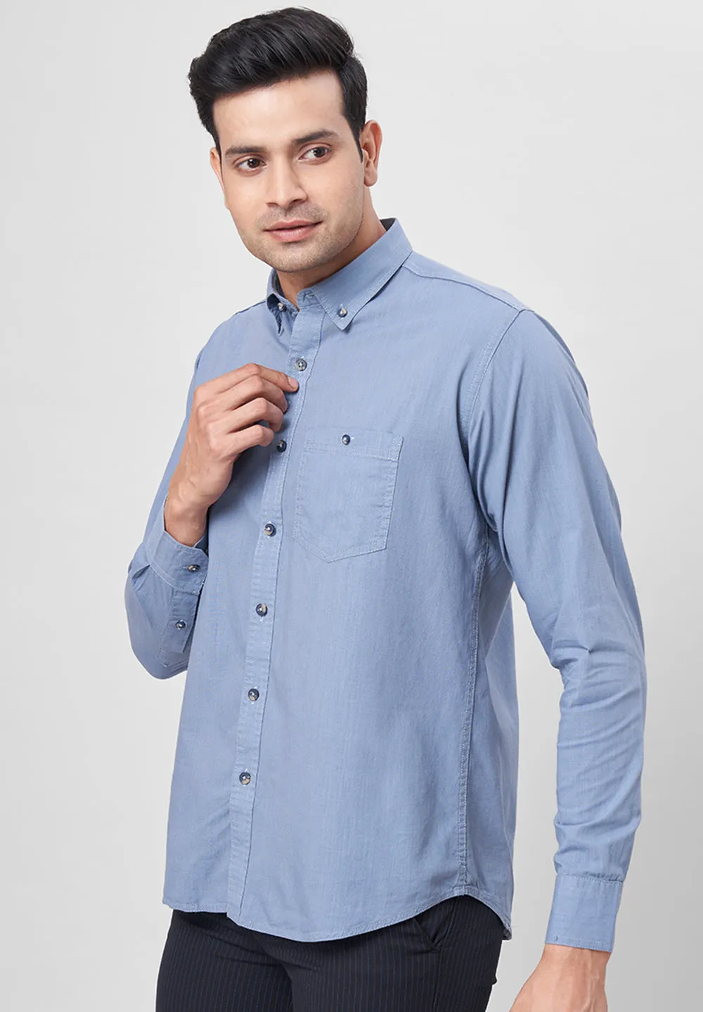 Pure Cotton Formal-Slim Fit Shirt - S42421