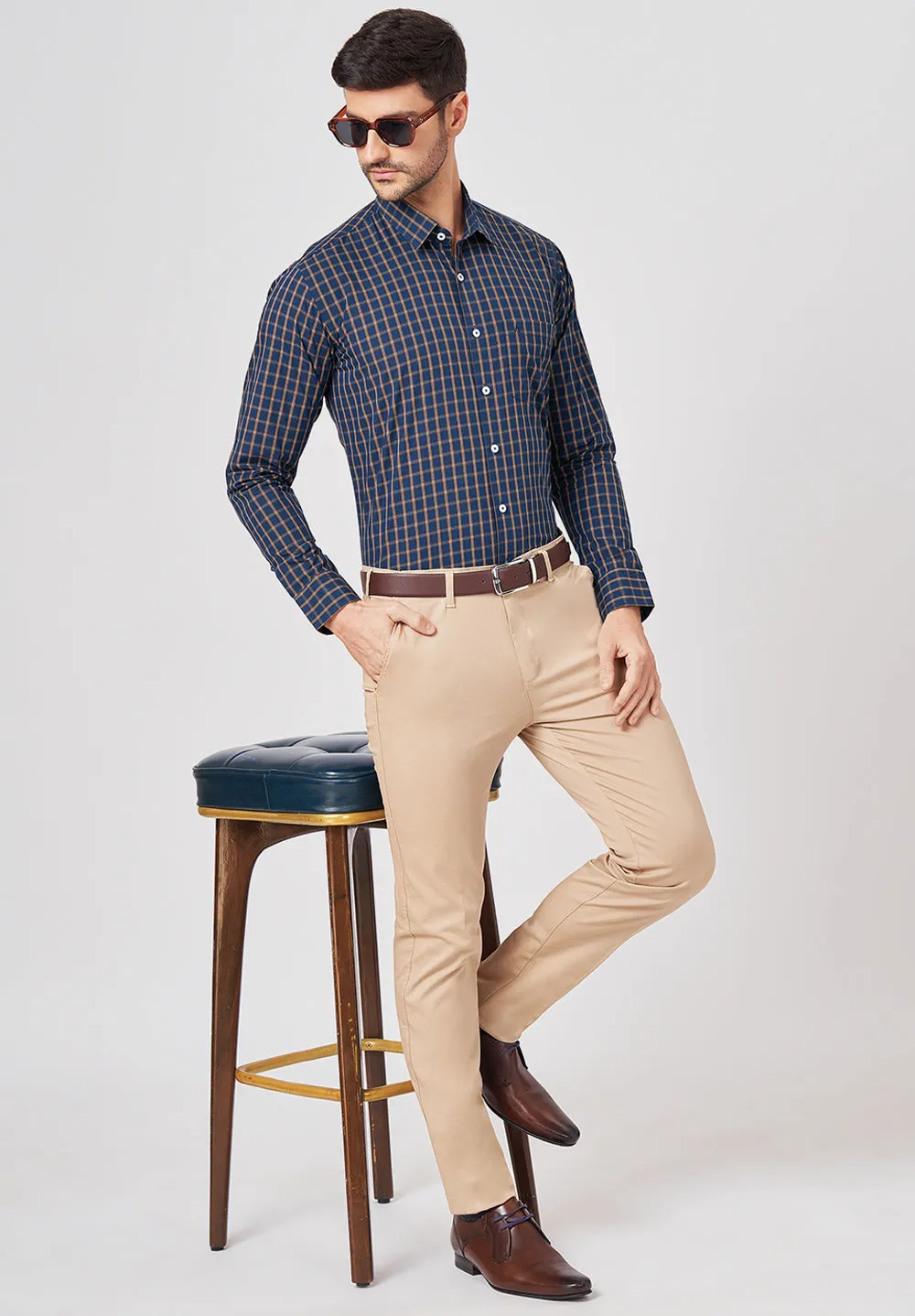 Pure Cotton Formal-slim Fit Shirt - S43288