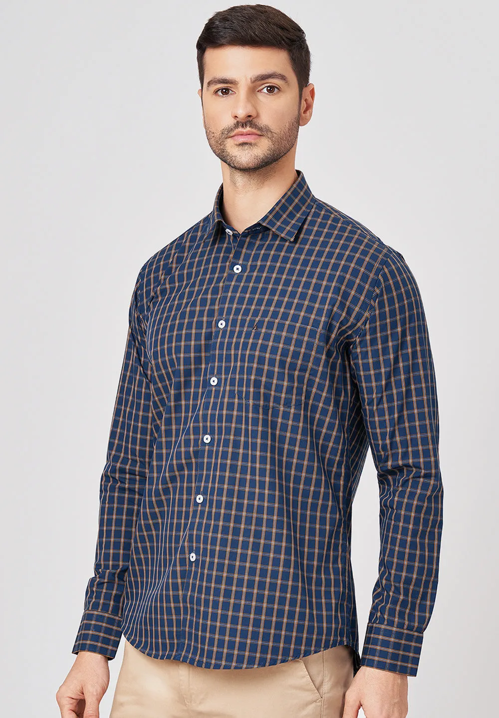 Pure Cotton Formal-slim Fit Shirt - S43288