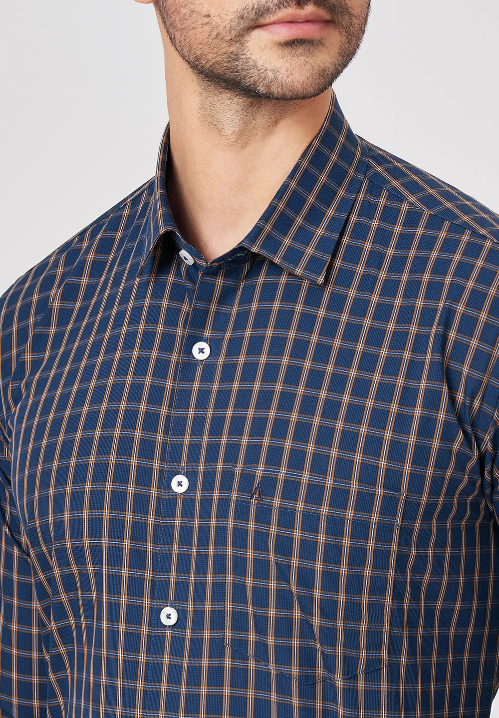 Pure Cotton Formal-slim Fit Shirt - S43288