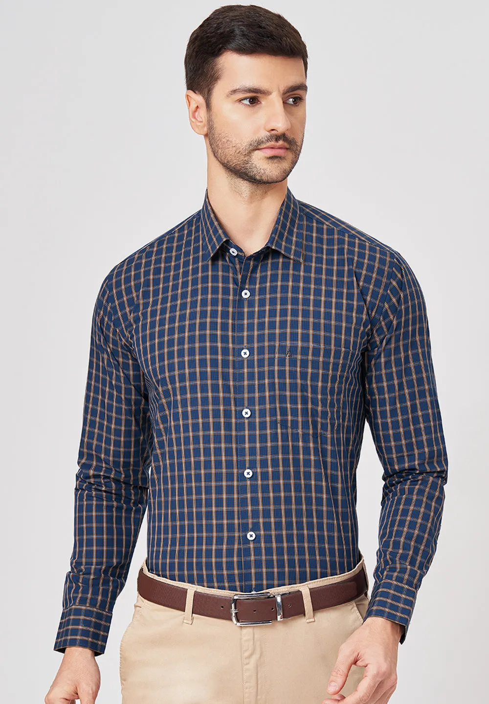Pure Cotton Formal-slim Fit Shirt - S43288