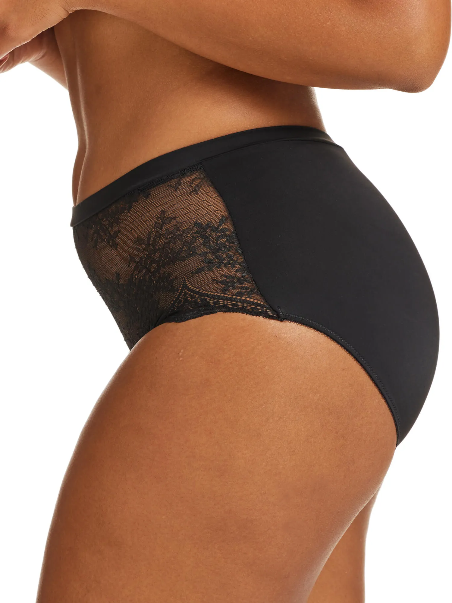 Recycled Microfibre & Recycled Lace Full Brief