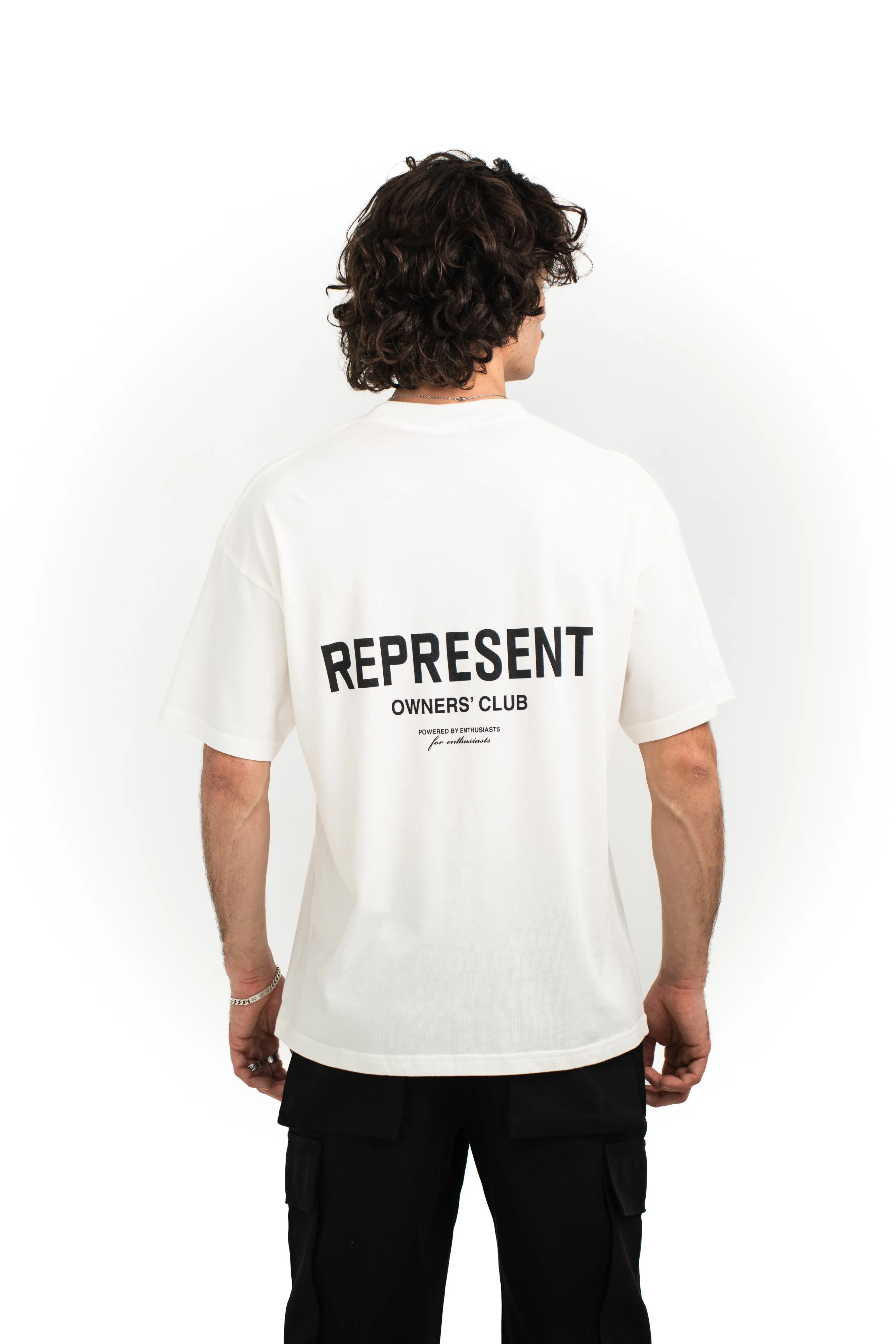 Represent Owners Club Tee Flat White