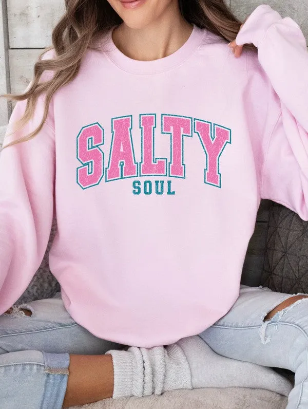 Retro Salty Soul CrewNeck Sweatshirt