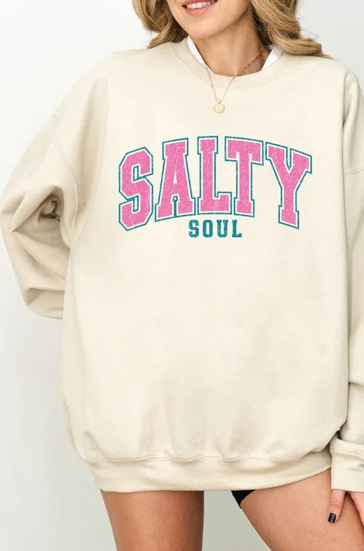 Retro Salty Soul CrewNeck Sweatshirt