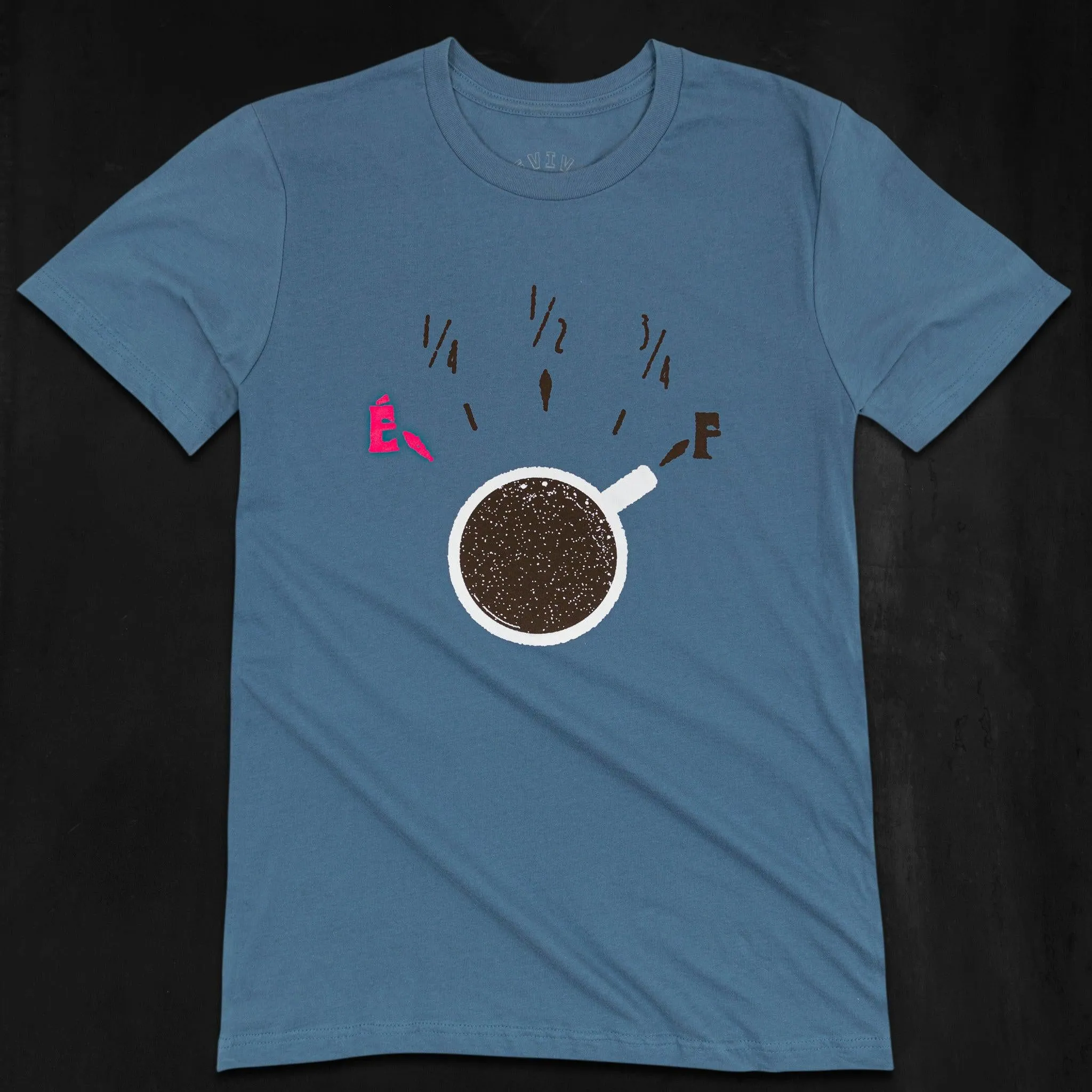 Revival Fast Coffee T-Shirt - Steel Blue