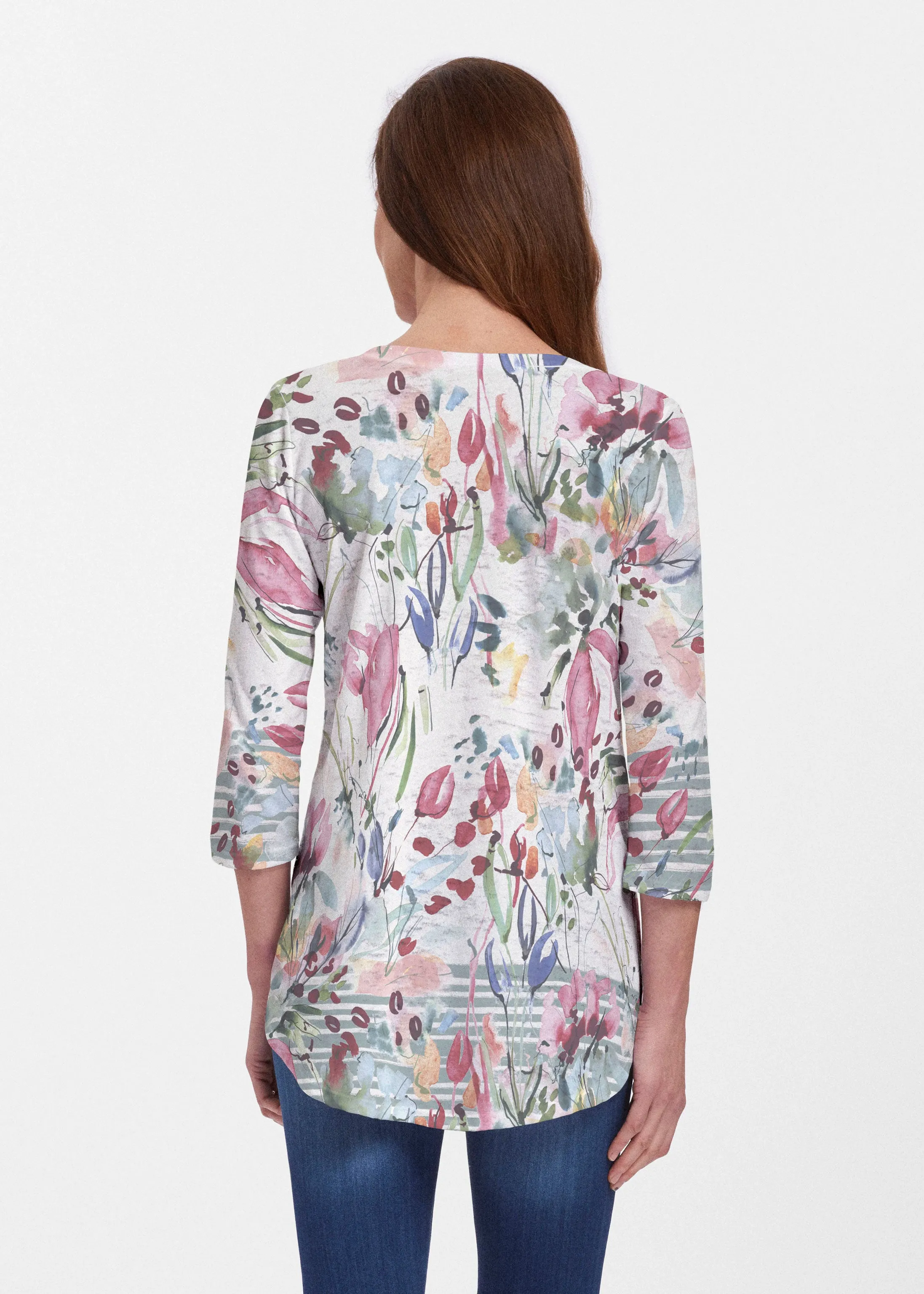 Rhapsody (16191) ~ Signature V-neck Flowy Tunic