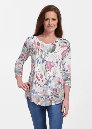 Rhapsody (16191) ~ Signature V-neck Flowy Tunic