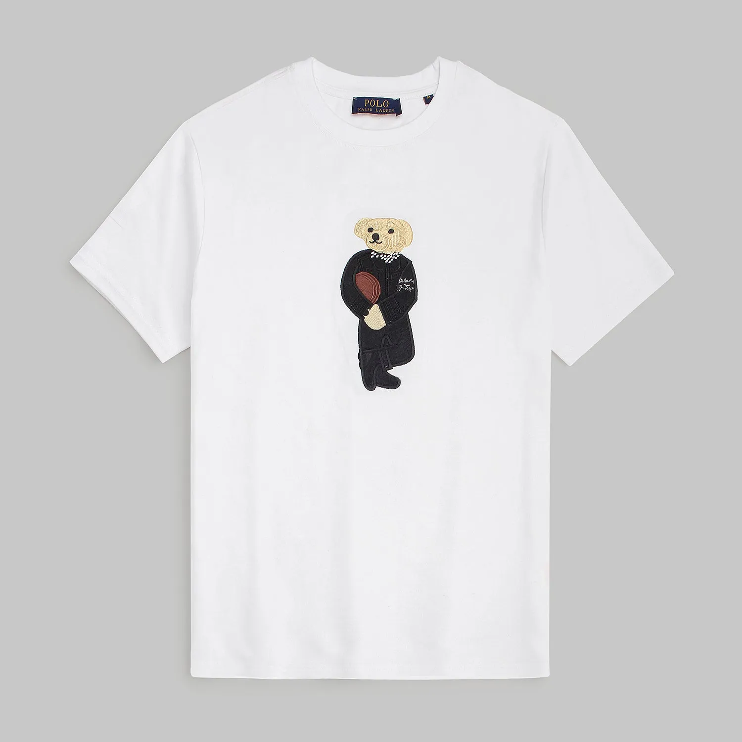 RL White Bear Embroidered T-Shirt