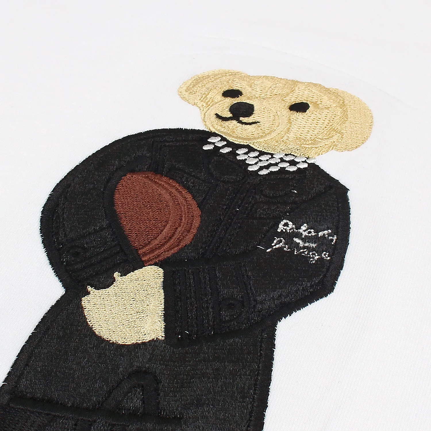 RL White Bear Embroidered T-Shirt