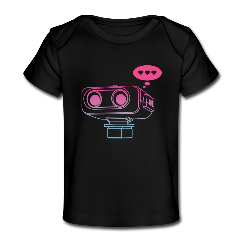 Robot Loves You Organic Baby T-Shirt